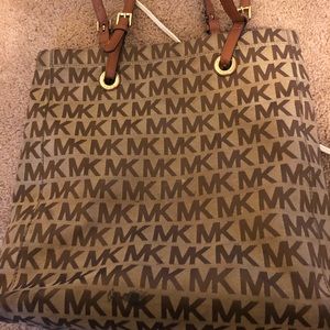 Brown MK purse